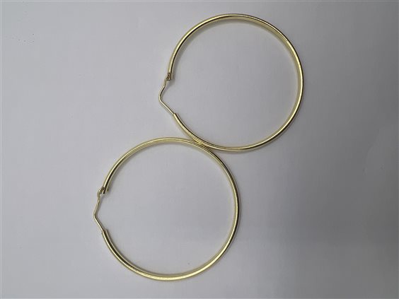 Orecchini Domar Donna Cerchi argento 925 lisci in Argento ORAR-439-280 - ORAR-439-280